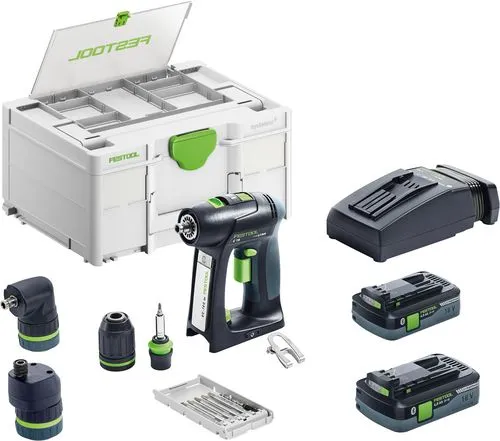 Festool Batteridrevet bor-/skrutrekker C 18 HPC 4,0 I-Set