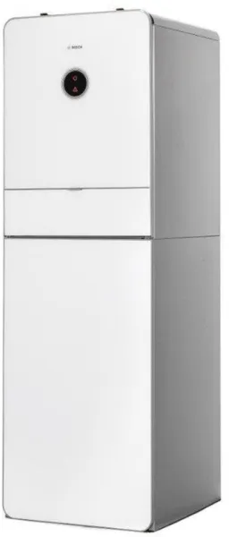 Bosch Compress 7000i AWM 17 luft/vann varmepumpe til 13 og 17 kW, hvit, innedel